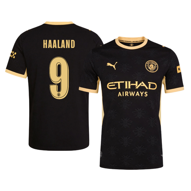 Manchester City pánsky Vonkajší futbalový dres 2026/27 – HAALAND #9 – UCL [hráčska verzia]