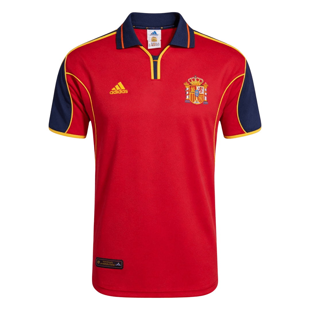 Španielsko pánsky domáci retro futbalový dres 2000