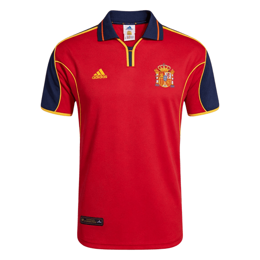 Španielsko pánsky domáci retro futbalový dres 2000