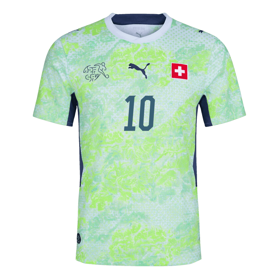 Švajčiarsko pánsky vonkajší futbalový dres MS 2026 - XHAKA #10 [hráčska verzia]