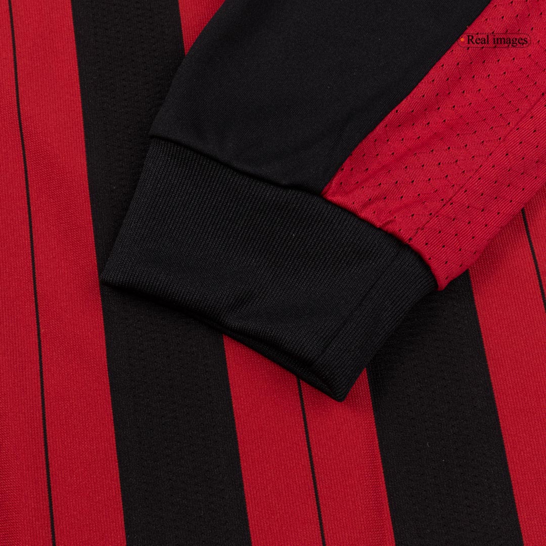 Pánske Retro Futbalový Dres AC Miláno Domáci 2013/14 Dlhý Rukáv