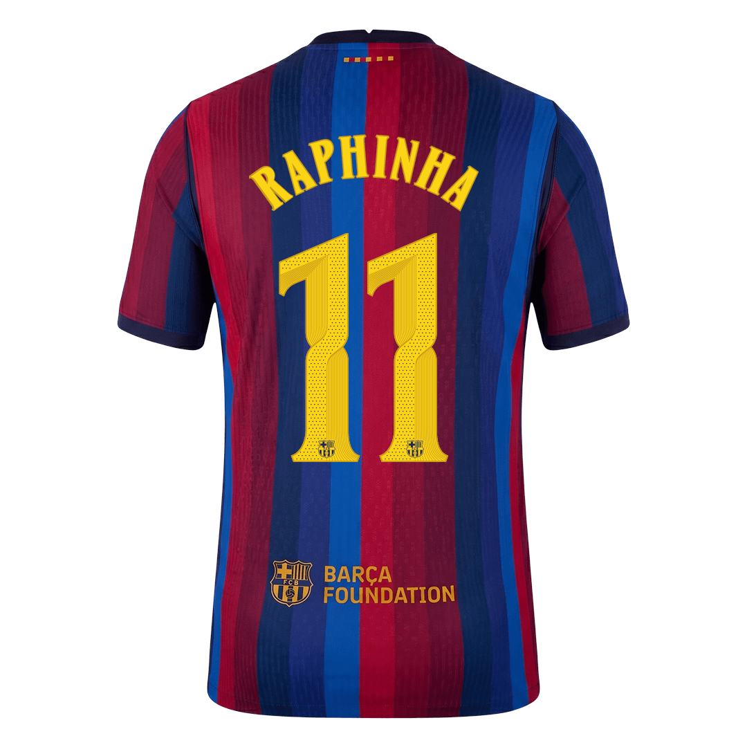 Barcelona pánsky domáci futbalový dres 2026/27 – RAPHINHA #11 – UCL [hráčska verzia]
