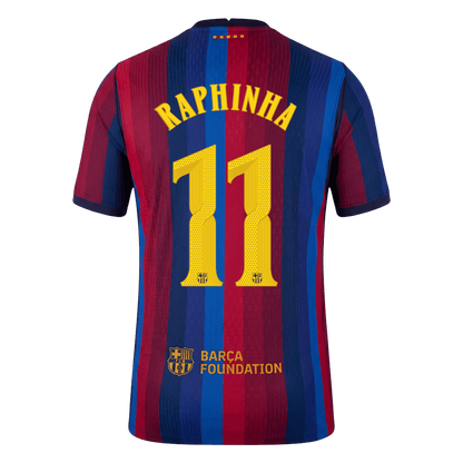 Barcelona pánsky domáci futbalový dres 2026/27 – RAPHINHA #11 – UCL [hráčska verzia]