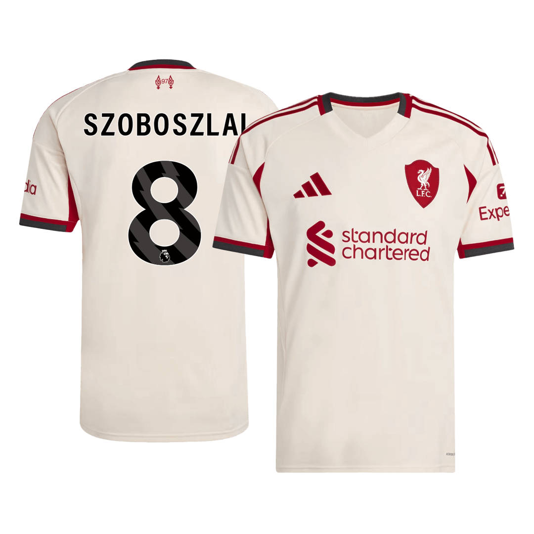 Liverpool pánsky vonkajší futbalový dres 2025/26 - SZOBOSZLAI #8