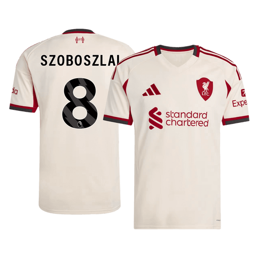 Liverpool pánsky vonkajší futbalový dres 2025/26 - SZOBOSZLAI #8