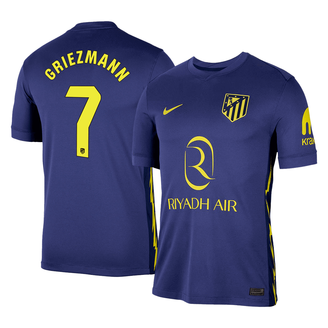 Atletico Madrid pánsky vonkajší futbalový dres 2025/26 - GRIEZMANN #7