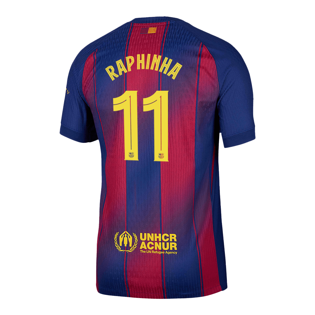 Barcelona pánsky domáci futbalový dres 2025/26 UCL - RAPHINHA #11 [hráčska verzia]