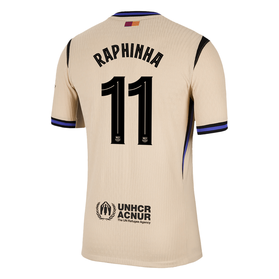 Barcelona pánsky vonkajší futbalový dres 2025/26 UCL - RAPHINHA #11 [hráčska verzia]