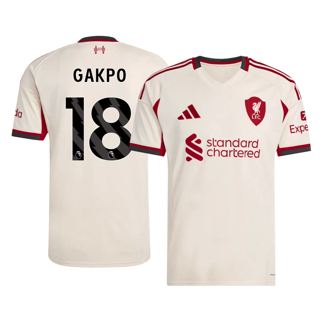 Liverpool pánsky vonkajší futbalový dres 2025/26 - GAKPO #18