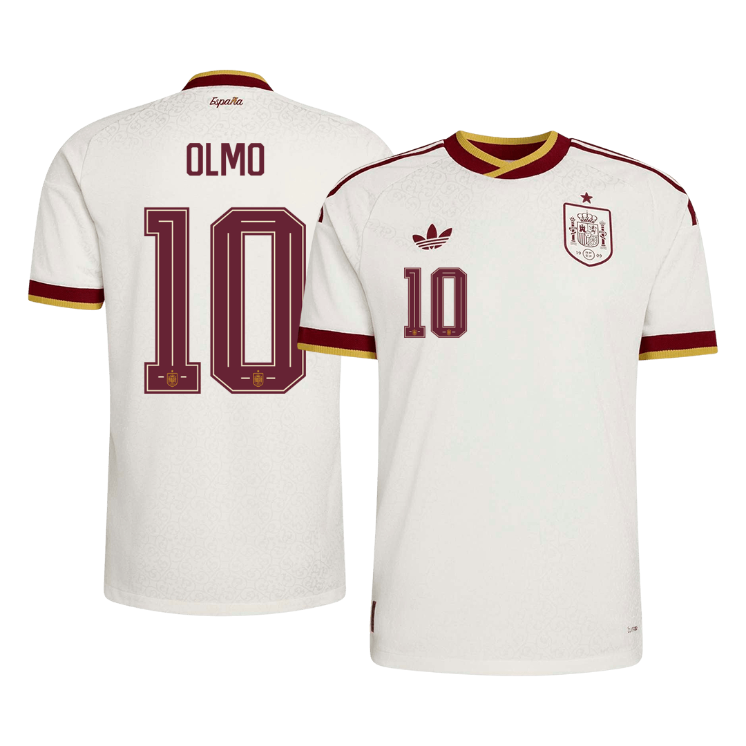Pánske Futbalový Dres Španielsko Vonkajší MS 2026 Hráčska Verzia - OLMO #10