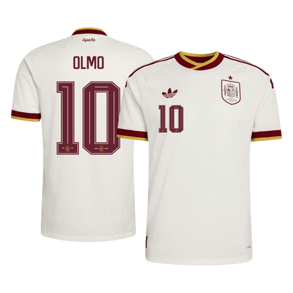 Pánske Futbalový Dres Španielsko Vonkajší MS 2026 Hráčska Verzia - OLMO #10