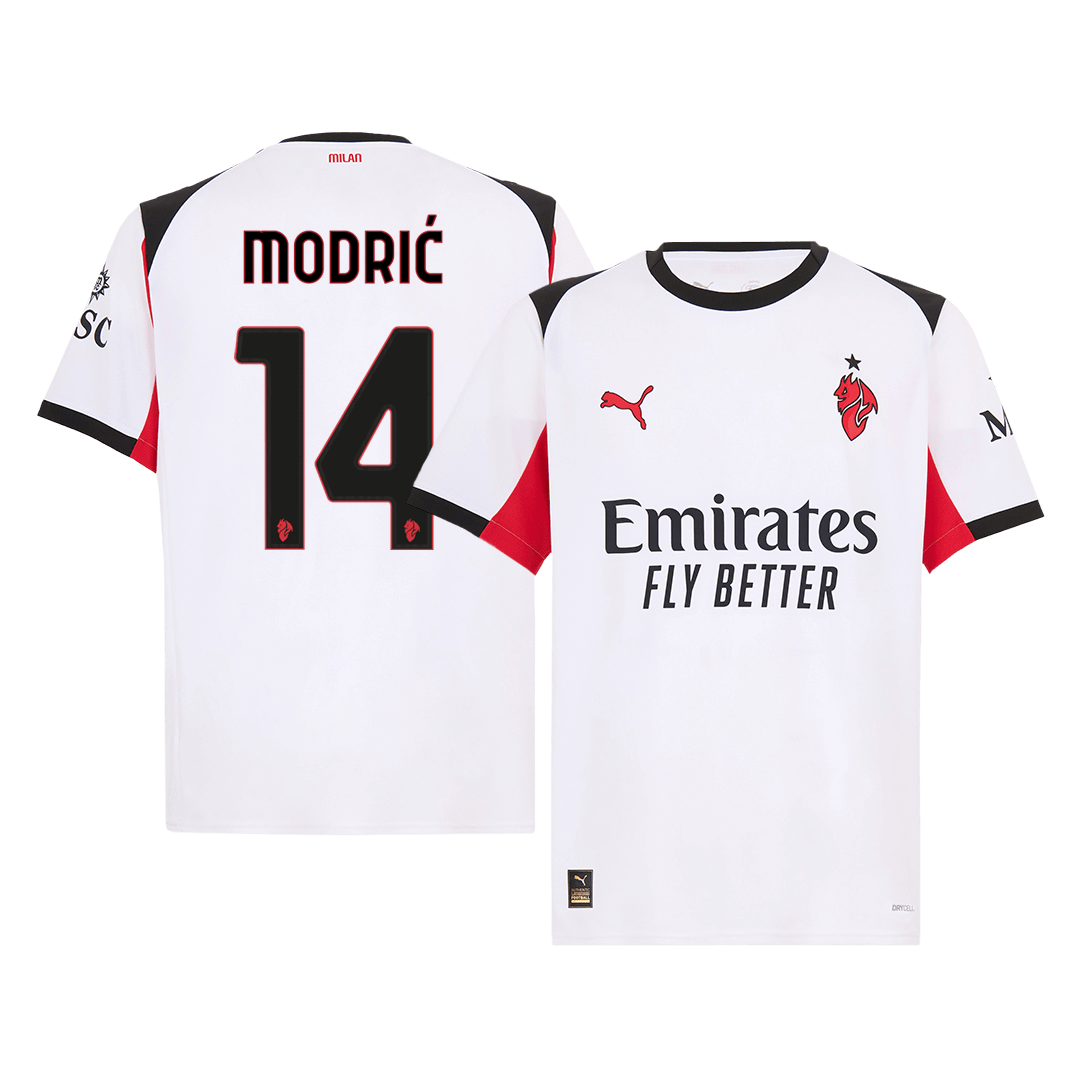 Pánske Futbalový Dres AC Miláno Vonkajší 2025/26 - MODRIĆ #14