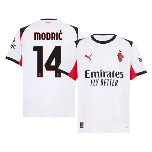 Pánske Futbalový Dres AC Miláno Vonkajší 2025/26 - MODRIĆ #14