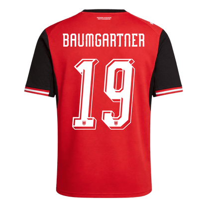 Rakúsko pánsky domáci futbalový dres MS 2026 - BAUMGARTNER #19