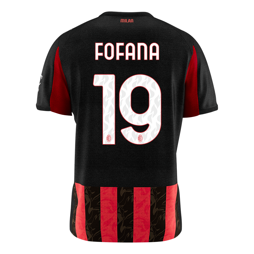 [PREMIUM] Pánske Futbalový Dres AC Miláno Domáci 2025/26 - FOFANA #19