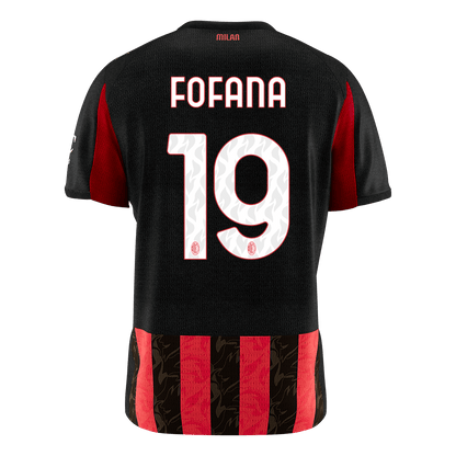 [PREMIUM] Pánske Futbalový Dres AC Miláno Domáci 2025/26 - FOFANA #19