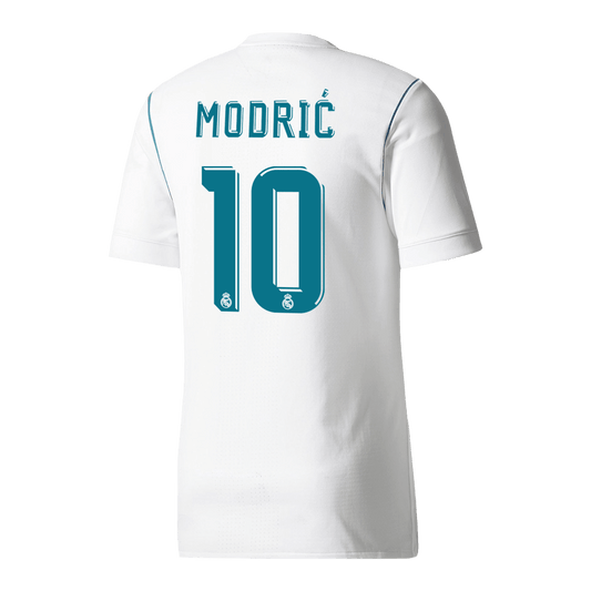 Real Madrid pánsky domáci retro futbalový dres 2017/18 - MODRIĆ #10