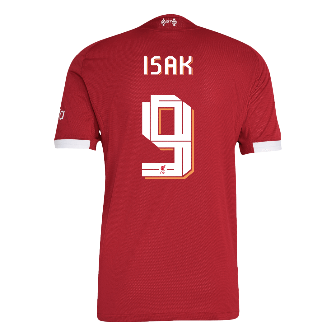 Liverpool pánsky domáci futbalový dres 2025/26 UCL - ISAK #9 [hráčska verzia]