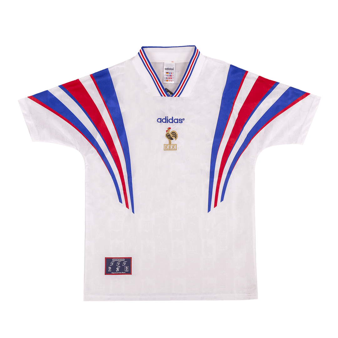 Francúzsko pánsky vonkajší retro futbalový dres 1996