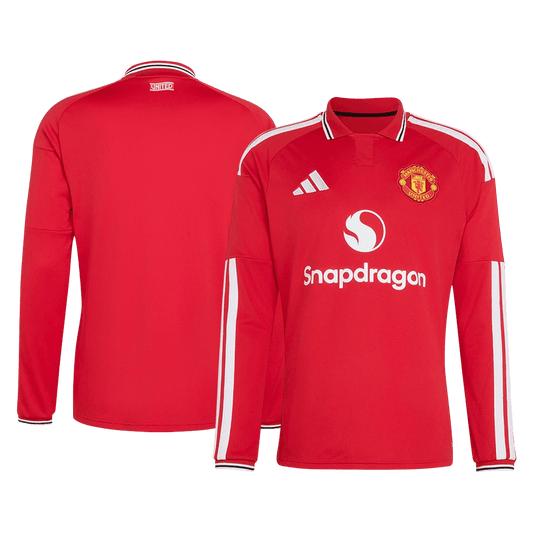 Manchester United pánsky Domáci futbalový dres s dlhými rukávmi 2026/27