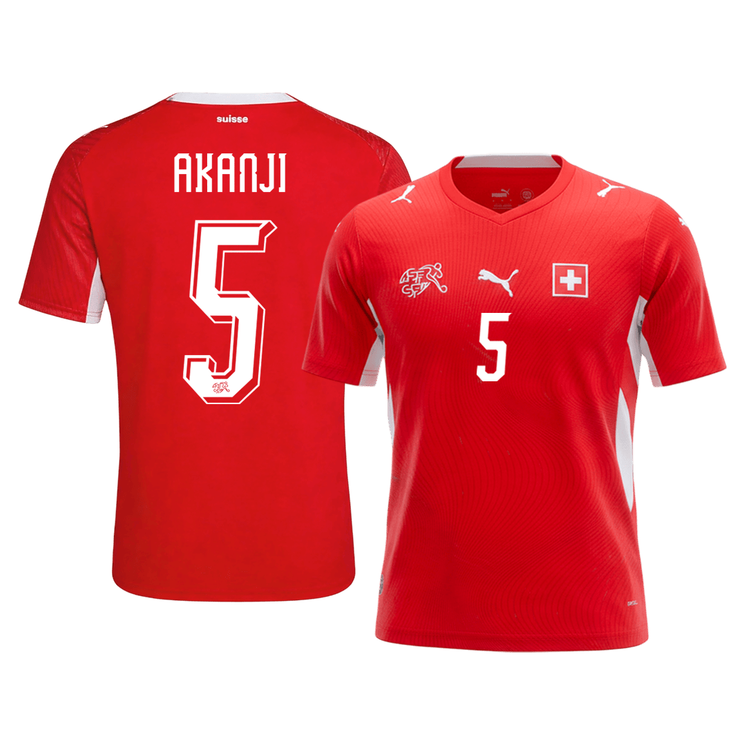 Švajčiarsko pánsky domáci futbalový dres MS 2026 - AKANJI #5