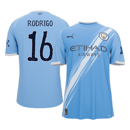 Manchester City pánsky domáci futbalový dres MS 2025/26 - RODRIGO #16 (Prémiová kvalita)