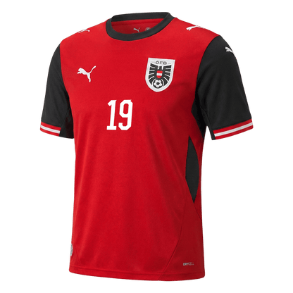 Rakúsko pánsky domáci futbalový dres MS 2026 - BAUMGARTNER #19