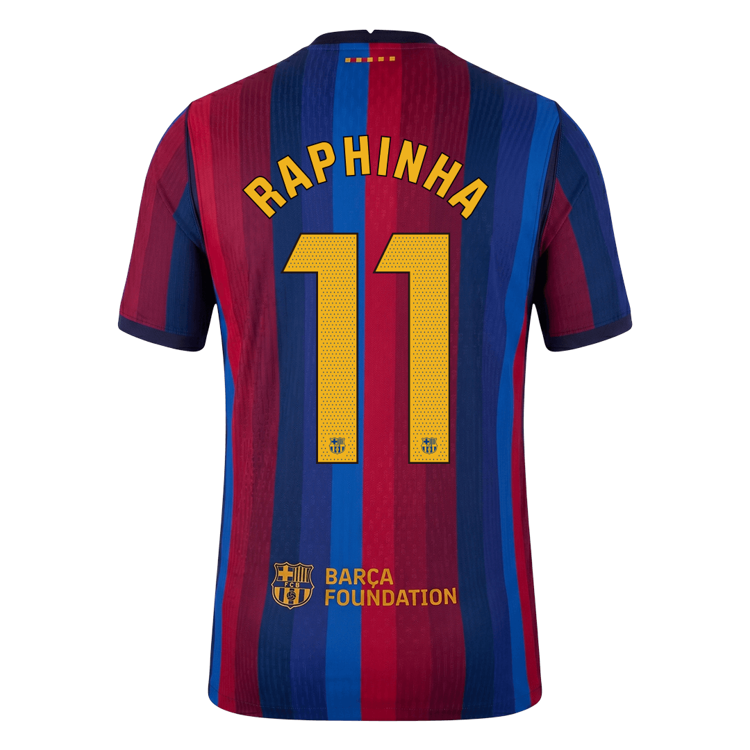 Barcelona pánsky domáci futbalový dres 2026/27 – RAPHINHA #11 [hráčska verzia]
