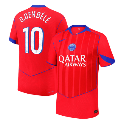 PSG pánsky tretí futbalový dres 2025/26 - O.DEMBÉLÉ #10 [hráčska verzia]