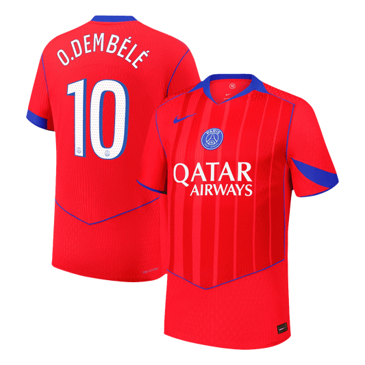 PSG pánsky tretí futbalový dres 2025/26 - O.DEMBÉLÉ #10 [hráčska verzia]