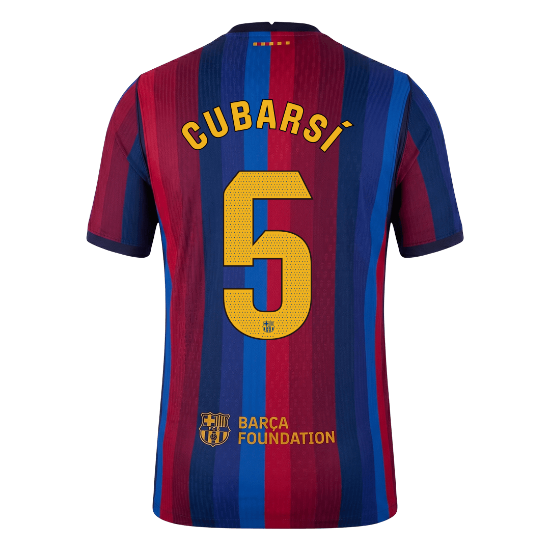 Barcelona pánsky domáci futbalový dres 2026/27 – CUBARSÍ #5 [hráčska verzia]
