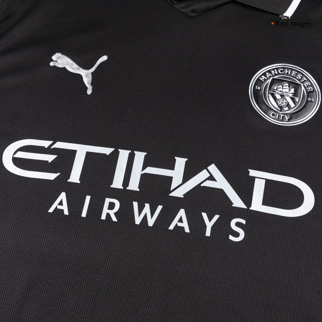 Manchester City pánsky vonkajší futbalový dres s dlhými rukávmi 2025/26
