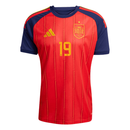 Španielsko pánsky domáci futbalový dres MS 2026 - LAMINE YAMAL #19 (Prémiová kvalita)