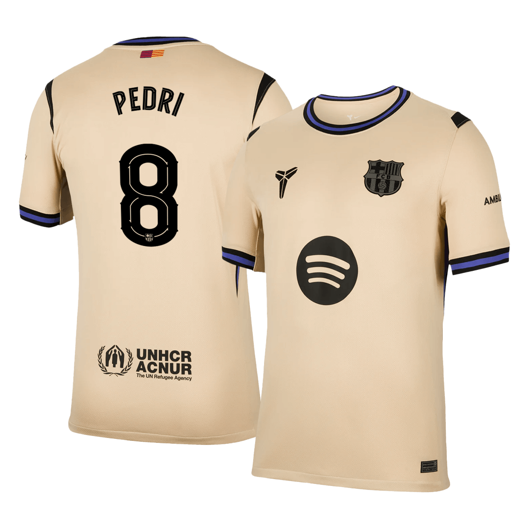 Barcelona pánsky vonkajší futbalový dres 2025/26 UCL - PEDRI #8