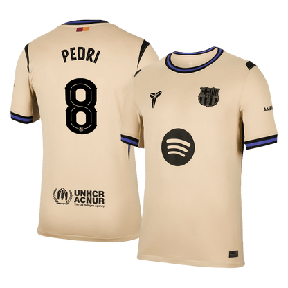 Barcelona pánsky vonkajší futbalový dres 2025/26 UCL - PEDRI #8