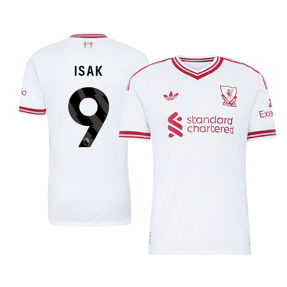 Liverpool pánsky Vonkajší futbalový dres 2026/27 – ISAK #9 [hráčska verzia]
