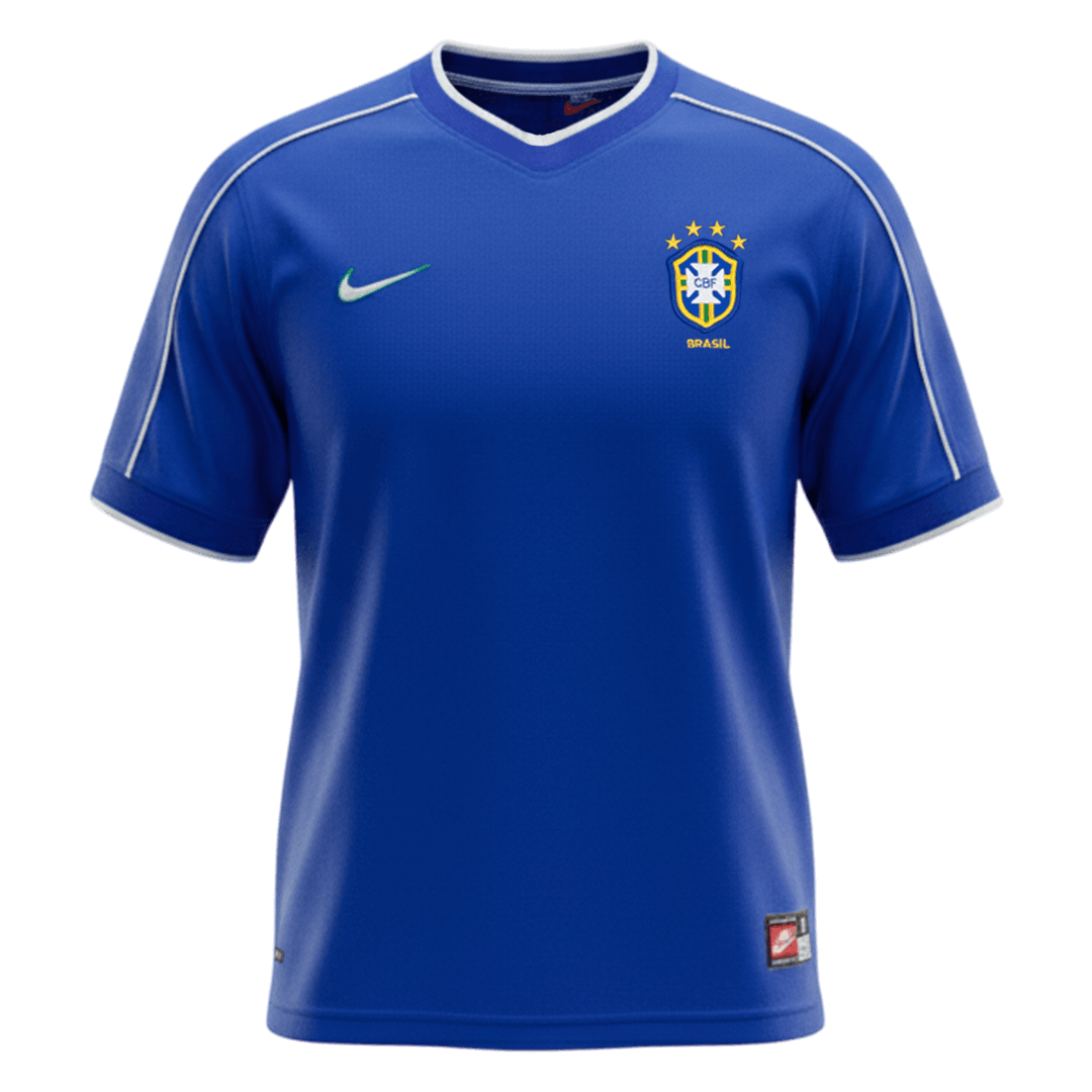 Brazília pánsky vonkajší retro futbalový dres 1998