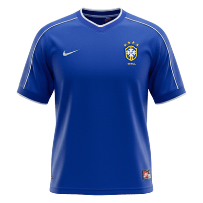 Brazília pánsky vonkajší retro futbalový dres 1998