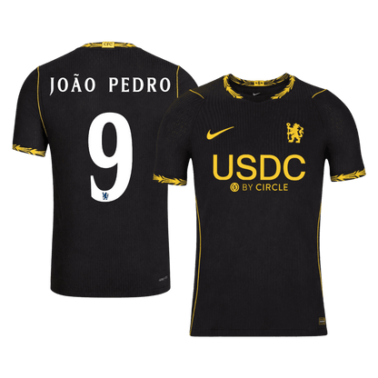 Chelsea pánsky Vonkajší futbalový dres 2026/27 – JOÃO PEDRO #9 – UCL [hráčska verzia]