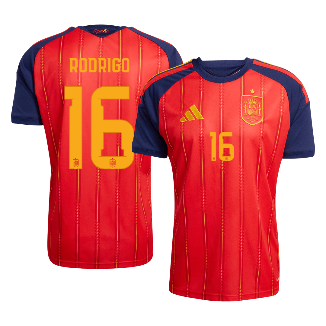 [PREMIUM] Pánske Futbalový Dres Španielsko Domáci MS 2026 - RODRIGO #16