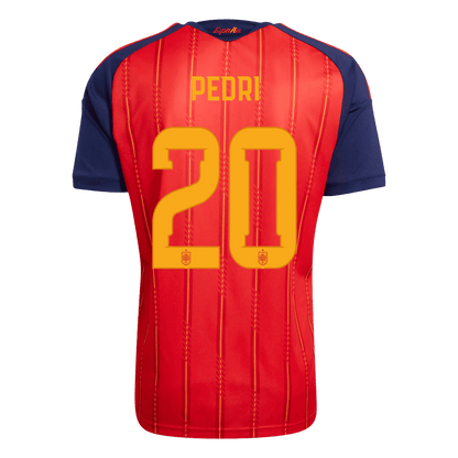 Pánske Futbalový Dres Španielsko Domáci MS 2026 - PEDRI #20