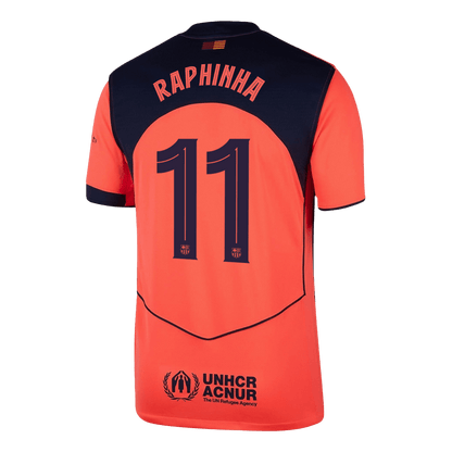 Barcelona pánsky tretí futbalový dres 2025/26 UCL - RAPHINHA #11