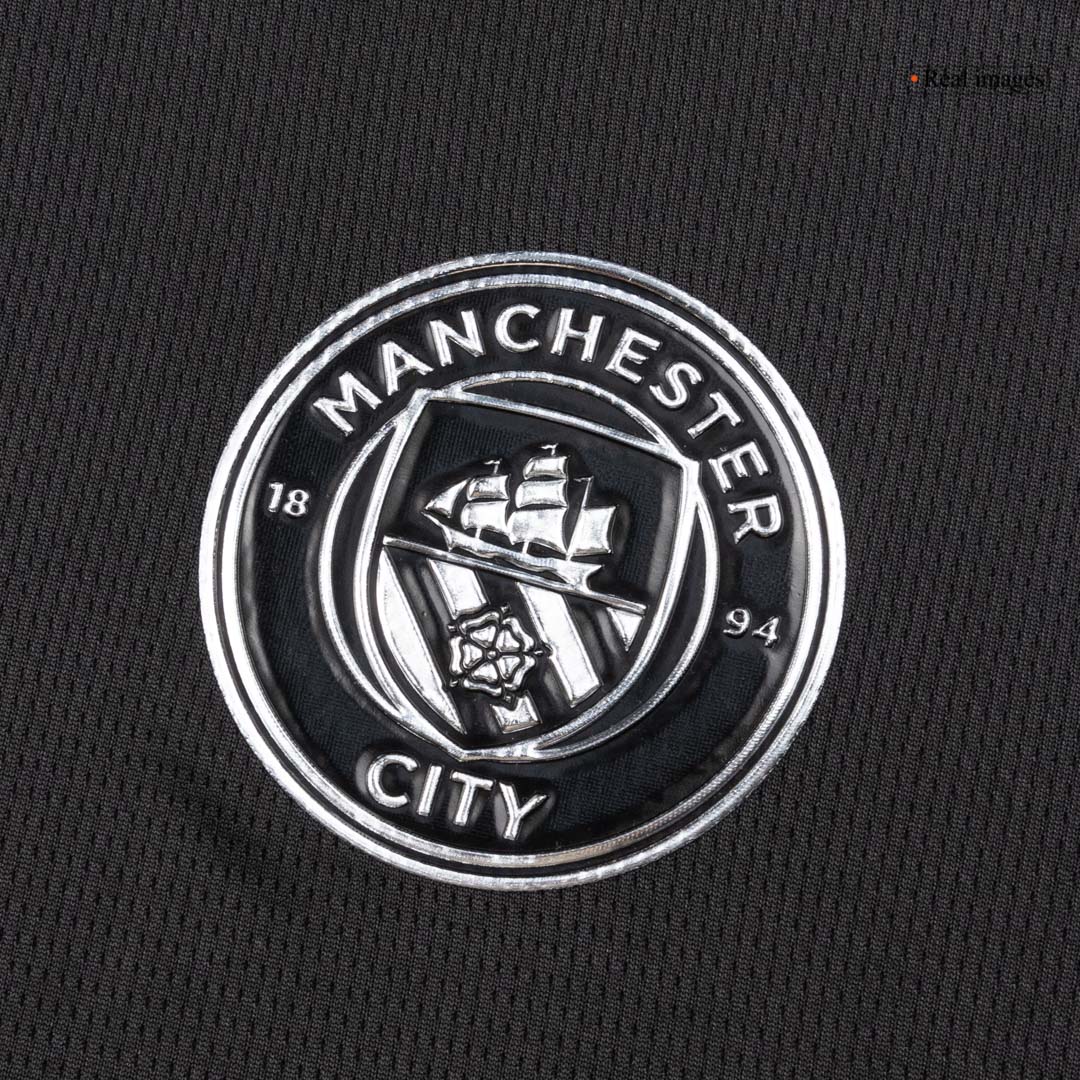 Manchester City pánsky vonkajší futbalový dres s dlhými rukávmi 2025/26