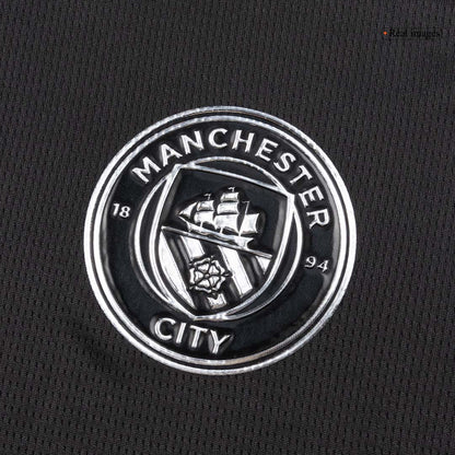 Manchester City pánsky vonkajší futbalový dres s dlhými rukávmi 2025/26