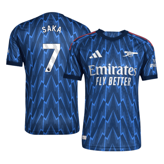 Pánske Futbalový Dres Arsenal Vonkajší 2025/26 Hráčska Verzia - SAKA #7