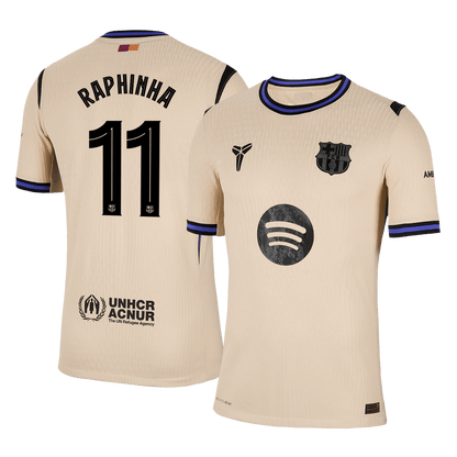 Barcelona pánsky vonkajší futbalový dres 2025/26 UCL - RAPHINHA #11 [hráčska verzia]