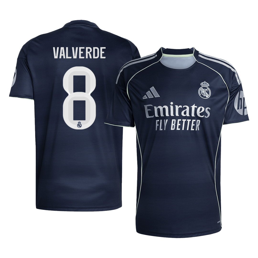 Real Madrid pánsky vonkajší futbalový dres 2025/26 - VALVERDE #8 (Prémiová kvalita)