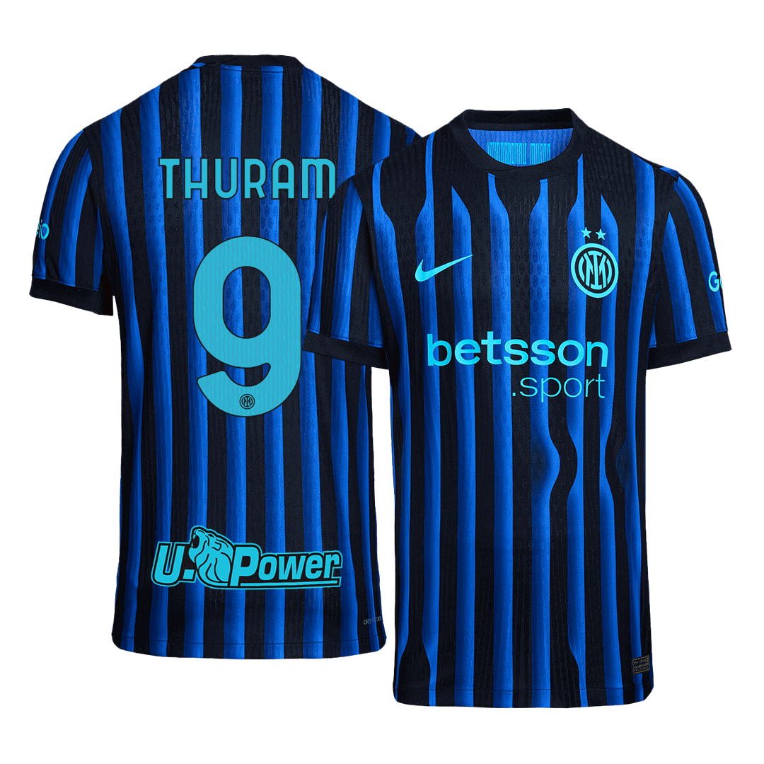Inter Miláno pánsky domáci futbalový dres 2025/26 - THURAM #9 [hráčska verzia]