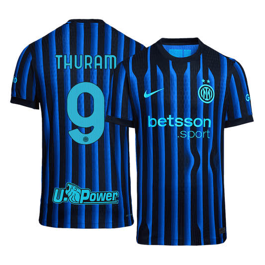 Inter Miláno pánsky domáci futbalový dres 2025/26 - THURAM #9 [hráčska verzia]
