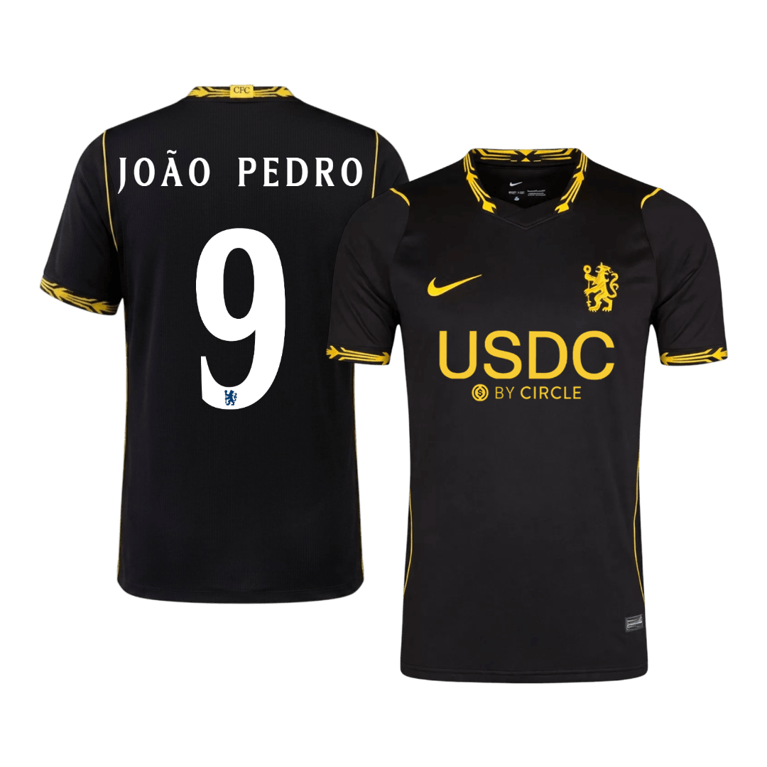 Chelsea pánsky Vonkajší futbalový dres 2026/27 – JOÃO PEDRO #9 – UCL